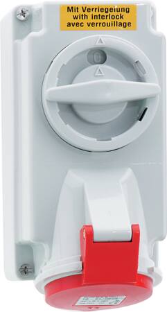 Cee Stikkontakt H6/400/16/5/44 Qc ⎮ 4024941965705 ⎮ 0818100037 ⎮ 0818100037 ⎮ 16461-SP