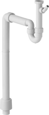 Universal Køkkenvandlås 50Mm Hvid ⎮ 4025416022480 ⎮ 188941050 ⎮ 0218240445 ⎮