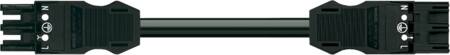 Mellemkabel 3G1,5 Sort Hf 2 Meter ⎮ 5428424001 ⎮ 5428424001 ⎮ 5428424001 ⎮ 771-9993/016-201