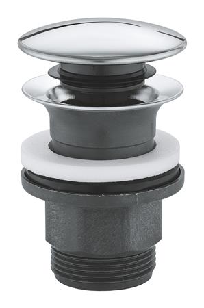 Push Open Bundventil 1 1/4" Krom ⎮ 4005176332975 ⎮ 747074010 ⎮ 0204105222 ⎮ 40824000