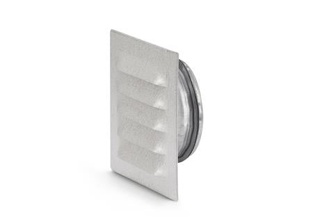 Metalrist 145X145Mm Med Studs Ø100 Mat - Billigelogvvs.dk -