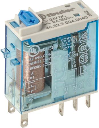 Industrirelæ 8A 2C/O 24Vdc ⎮ 8012823303444 ⎮ 0822003269 ⎮ 0822003269 ⎮ 46.52.9.024.0040