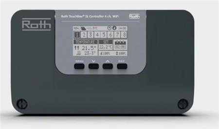 Roth Touchline® Sl Kontrolenhed 4, Wifi ⎮ 5702000151052 ⎮ 466397074 ⎮ 0200205521 ⎮