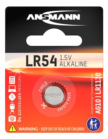 Batteri Alkaline Lr-54 1,5V - Billigelogvvs.dk -