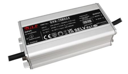 Led Driver Cv 12V, 75W, Ip67 ⎮ 5902135125540 ⎮ 5462202001 ⎮ 5462202001 ⎮ GLSV-075B012
