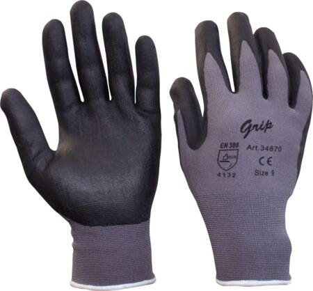 Handsker Grip Str. 9 - Billigelogvvs.dk -