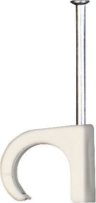 Clips Rund 10-14 Hvid Søm 30Mm ⎮ 7315882042011 ⎮ 900161135 ⎮ 9139122148 ⎮ 2042018