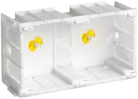 Opusdåse Dobbelt M/Gul Fod S02 Br ⎮ 5703472021621 ⎮ 7936012440 ⎮ 7936012440 ⎮ 7936012440