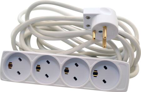 Stikdåse Edb 4R M. Jord 5M Hvid ⎮ 5703873233456 ⎮ 0828101505 ⎮ 0828101505 ⎮ F-8532098