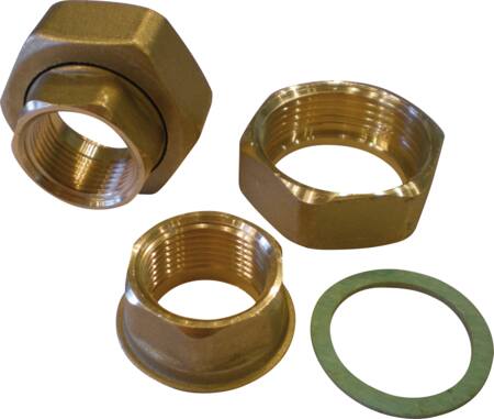 Messing Unionsæt 3/4 Um/Up 20N ⎮ 5704362900866 ⎮ 380801110 ⎮ 0238000539 ⎮