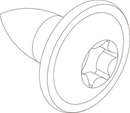 Skrue Gevindformede, Torx ⎮ 1914070442 ⎮ 1914070442 ⎮ 1914070442 ⎮ 3046-5512