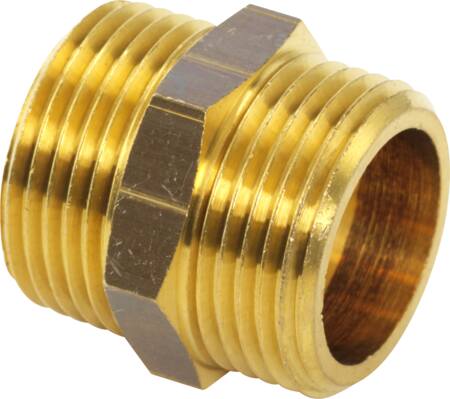 Brystnippel Messing 1". ⎮ 5705158704200 ⎮ 0802004204 ⎮ 0802004204 ⎮ 5012019