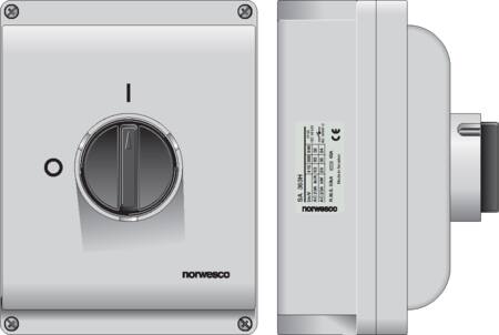 Sikkerhedsafbryder 63A 3P+H+Pe - Billigelogvvs.dk -