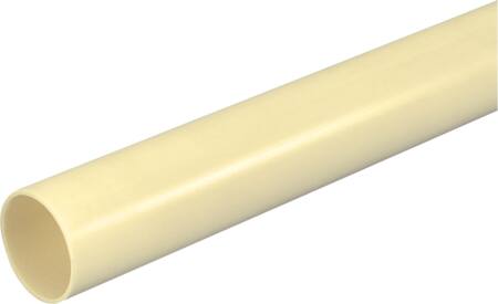 Plastrør 20 Mm (3/4") Gul/Hvid 4 Meter - Billigelogvvs.dk -