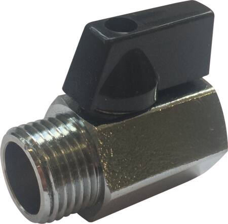 Kuglehane 1/2" Muffe/Nippel Forkromet ⎮ 5705154098075 ⎮ 743522004 ⎮ 0284000208 ⎮ 743522-804