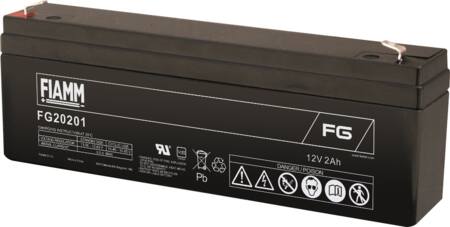 Fiamm Blybatteri 12V/2,0Ah ⎮ 5705154114096 ⎮ 5494506092 ⎮ 5494506092 ⎮ FG20201