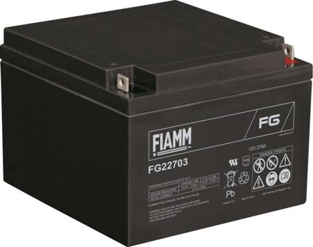 Fiamm Blybatteri 12V/27Ah ⎮ 5494506102 ⎮ 5494506102 ⎮ 5494506102 ⎮ FG22703