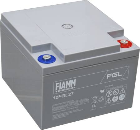 Fiamm 10 Års Blybatteri 12V/27Ah. ⎮ 5705154114218 ⎮ 5494506212 ⎮ 5494506212 ⎮ 12FGL27