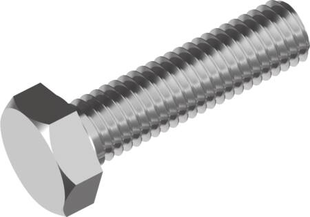 Sætbolt M8X80Mm A2 Sw13 U/Møtrik Din933 ⎮ 5439930898 ⎮ 901100089 ⎮ 5439930898 ⎮ 933-2-8X80