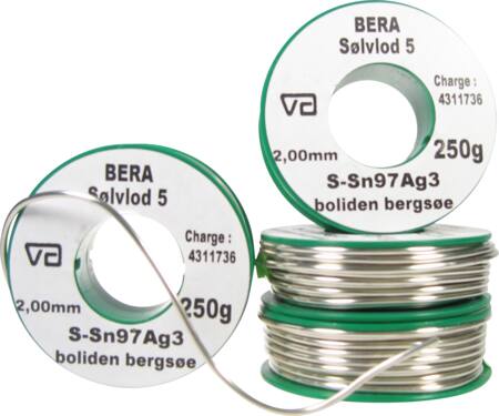 Bera Sølvlod 5 2Mm 250 Gram - Billigelogvvs.dk -