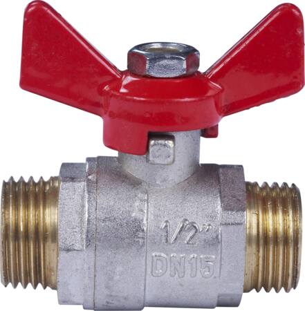 Kuglehane 3/4" Nippel/Nippel T-Greb ⎮ 5705158741397 ⎮ 828122006 ⎮ 0802041393 ⎮ 52CE/2-006