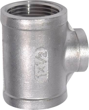 T-Stykke Red. 3/4X1/2 Aisi 316 - Billigelogvvs.dk -