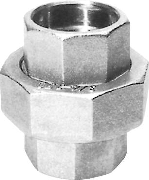 Union 3/4 Mf/Mf Aisi 316 - Billigelogvvs.dk -