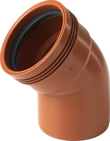 Pvc Kloak Bøjning Ø160Mm 45 Grader ⎮ 4052836222206 ⎮ 895053160 ⎮ 0802180678 ⎮ 222220-03