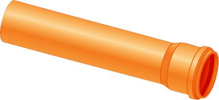 Pvc Kloakrør Ø160Mm Længde 500Mm Sn4 ⎮ 4052836220004 ⎮ 895111050 ⎮ 0802180720 ⎮ 229600