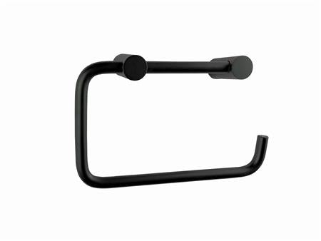 Mat Sort Toiletrulleholder - Billigelogvvs.dk -