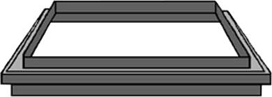 Forhøjelsesramme 150X150Mm Højde 10Mm ⎮ 0215050133 ⎮ 153453126 ⎮ 0215050133 ⎮ 153453-126