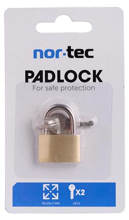 Hængelås 25Mm Med 2 Nøgler ⎮ 5709386593261 ⎮ 918900000 ⎮ 0897101219 ⎮