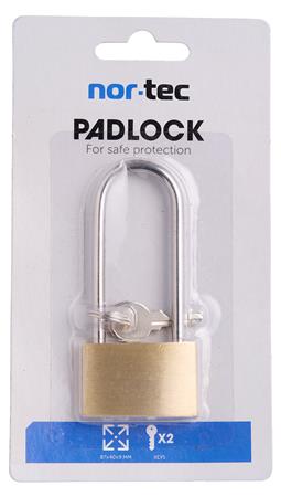 Hængelås 40Mm Høj Bøjle Med 2 Nøgler ⎮ 5709386593803 ⎮ 918900005 ⎮ 0897101222 ⎮