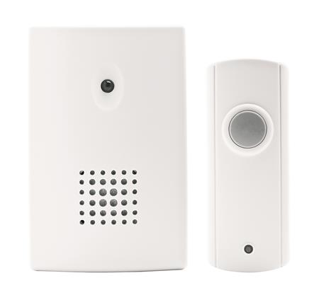 Dørklokke Trådløs Inklusiv Dørtryk Hvid ⎮ 5703901018789 ⎮ 0890100107 ⎮ 0890100107 ⎮ 52100