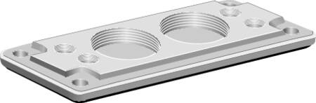 Kabelflangeset Fl21 2Xm50+4Xm20 ⎮ 2118750525 ⎮ 2118750525 ⎮ 2118750525 ⎮ 1SCA022715R9090