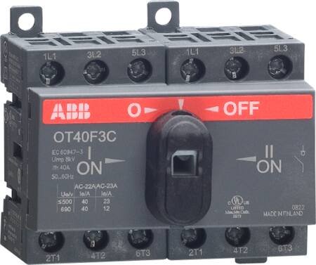 Omskifter 1-0-2 63A 3Pol ⎮ 6417019392974 ⎮ 2119751015 ⎮ 2119751015 ⎮ 1SCA105338R1001