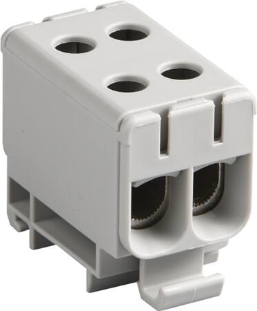Dobbelt Klemme 2,5-50Mm² Grå 800V Cu/Al - Billigelogvvs.dk -