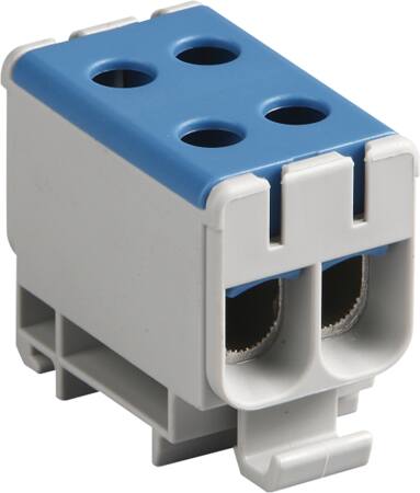 Dobbelt Klemme 2,5-50Mm² Blå 800V Cu/Al - Billigelogvvs.dk -