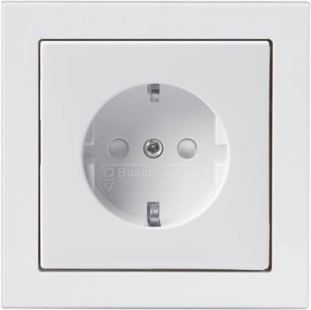 Abb Schuko Stikkontakt 16A Hvid Komplet ⎮ 6438199000572 ⎮ 5417570610 ⎮ 5417570610 ⎮ 2TKA003848G1