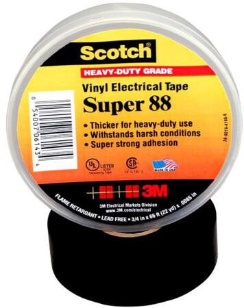 Tape Vinyl Sort 19Mmx20M Super 88 ⎮ 8739100105 ⎮ 978700010 ⎮ 8739100105 ⎮ 88S1920