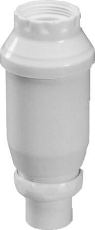 Hvid Vandlås Lige 5/4" - 32Mm - Billigelogvvs.dk -