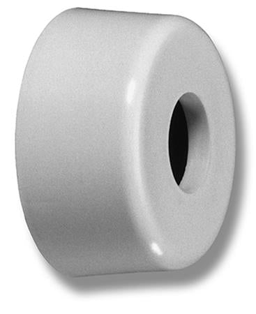 Hvid Plastroset 32 Mm - Højde 65 Mm - Billigelogvvs.dk -