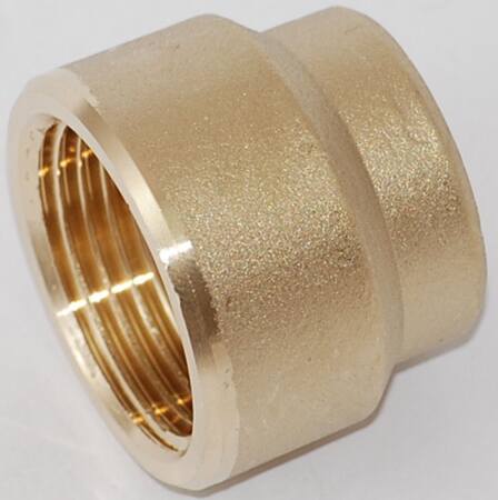 Formmuffe Messing 1/2X3/8". ⎮ 0200011132 ⎮ 848240726 ⎮ 0200011132 ⎮