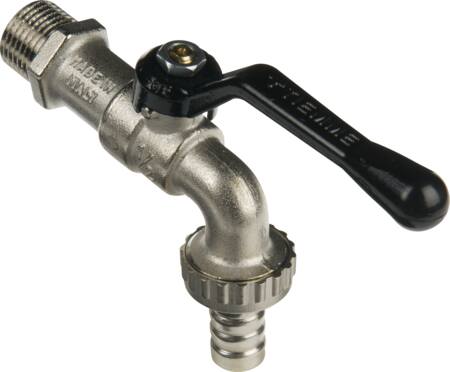 1/2" Spulehane Med Slangeforskruning - Billigelogvvs.dk -