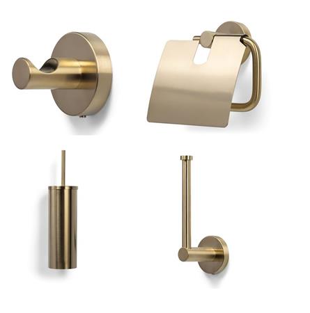 Toiletsæt Bundle Børstet Guld ⎮ 0200200456 ⎮ 773696415 ⎮ 0200200456 ⎮ 1200537842