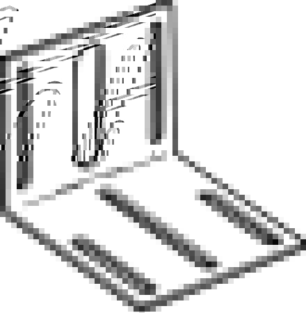 Vægbøjle 80X56 F/Glo-4 Send. ⎮ 8714161015019 ⎮ 8737023909 ⎮ 8737023909 ⎮