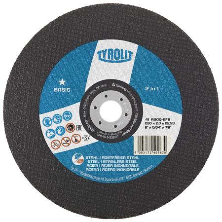 Skæreskive 230X2.0X22 Inox/Stål ⎮ 9003172410043 ⎮ 909020002 ⎮ 0897100731 ⎮