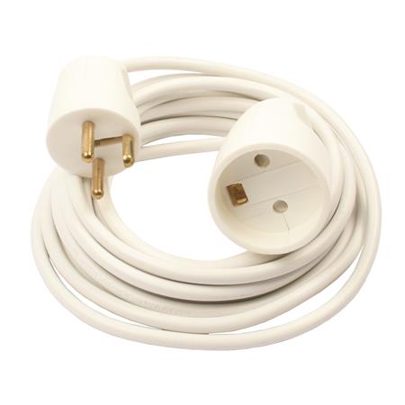 Forlængerledning Hvid Med Jord 5M ⎮ 5701947933219 ⎮ 900169141 ⎮ 0828108045 ⎮