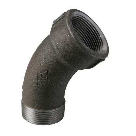 Vinkel Sort Mf/Np 45Gr 1 - Billigelogvvs.dk -