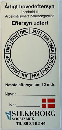 Mærkat Eftersyn Uden Årstal - Billigelogvvs.dk -